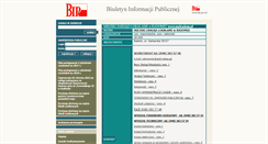 Desktop Screenshot of bip.mzlradom.pl